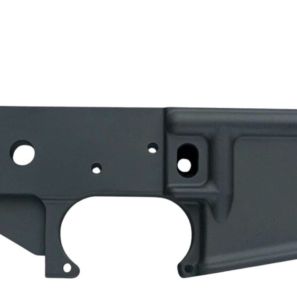 White Label Armory WLA-LOW-1031-01 Forged Lower Receiver  Multi Black Hardcoat Anodize AR-15