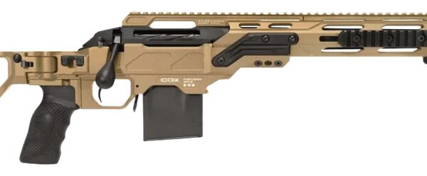 Cadex Inc CDXSSCOV308165CP20I2E1 CDX-SS Seven S.T.A.R.S. Covert Compact 308 Win 10+1 16.50″ Black DLC Fluted Threaded Barrel, Hybrid Tan Cerakote Receiver w/Picatinny Rail, M-LOK Handguard, Hybrid Tan