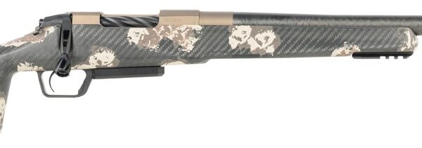 Fierce Firearms CT Rival XP 2.0 300 PRC 20″ Carbon Fiber Threaded Barrel, Smoked Bronze Cerakote Titanium Drilled & Tapped Receiver, Integral Rail Forend, Desert Shadow Camo Adj Comb Carbon Fiber Sto