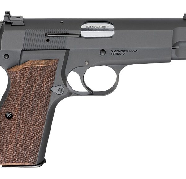 Springfield Armory HP9204 SA-35 Compact 9mm Luger 15+1 4″ Stainless Steel Barrel, Black Carbon Steel Serrated Slide & Frame, Checkered Walnut Grip