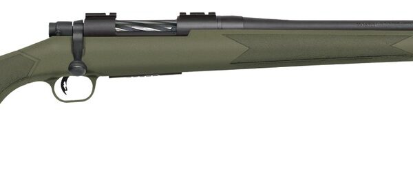 Mossberg 28080 Patriot 450 Bushmaster 4+1 20″ Matte Blued Threaded Barrel, OD Green Synthetic Stock
