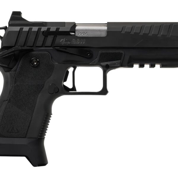 Oa Defense  2311  Full Size 9mm Luger 17+1 5″ Stainless Barrel, Black Steel Optic Ready/Serrated Slide, Black Aluminum Frame w/Picatinny Rail, Black Polymer Grip, Ambidextrous