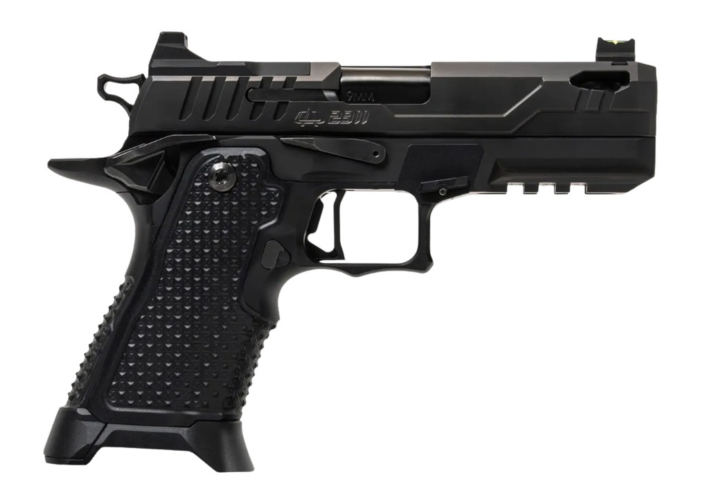 Oa Defense 2311 Pro Elite Compact Frame 9mm Luger 21+1 4.25" DLC Black Steel Optic Ready/Serrated Slide, Black Aluminum Frame w/Picatinny Rail, Black Aluminum Grip, Ambidextrous