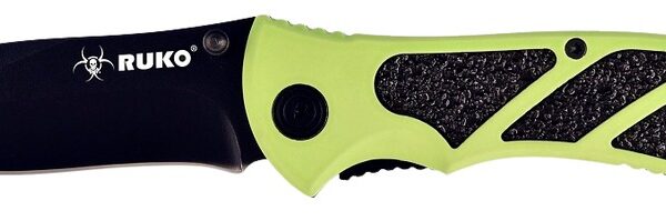 RUKO RUK0061HG-CS  440A 3-1/4″HIVIZ GRN FOLDING CS