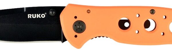 RUKO RUK0075BZ-CS  440A 3-1/4″BLAZE ORANGE FOLDING
