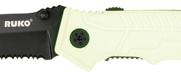 RUKO RUK0144SHG-CS   440A 3-1/4″HIVIZ GRN FOLDING