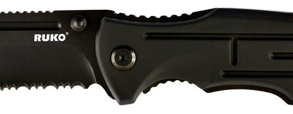 RUKO RUK0153      440A 3-1/2″BLK ANODIZED FOLDING