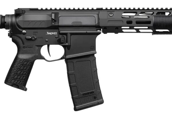 CMMG 30A0ED0-AB Zeroed Banshee Mk4 300 Blackout 30+1 6.50″ Black Nitride Threaded Barrel, Black Armor Cerakote Aluminum Receiver w/Picatinny Rail, M-LOK Handguard, Black Polymer CMMG RipBrace, CMMG Ze