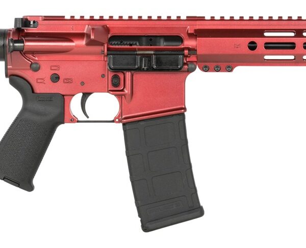 Shark Coast Tactical SCC07121BLZ-P Blaze  5.56 NATO 30+1 10.50″ Black Nitride Threaded Barrel, Aluminum Receiver w/Picatinny Rail, M-LOK Handguard, Polymer SB Tactical SBA3 Brace, Polymer Grip
