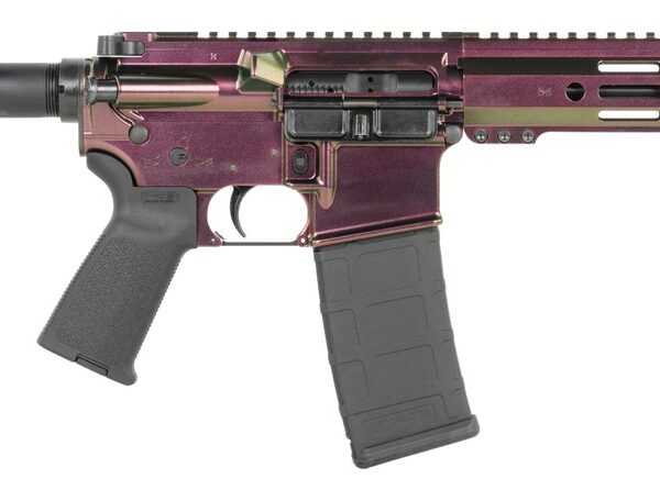 Shark Coast Tactical SCC07268RZRBK-P Razorback  5.56 NATO 30+1 10.50″ Black Nitride Threaded Barrel, Aluminum Receiver w/Picatinny Rail, M-LOK Handguard, Polymer SB Tactical SBA3 Brace, Polymer Grip