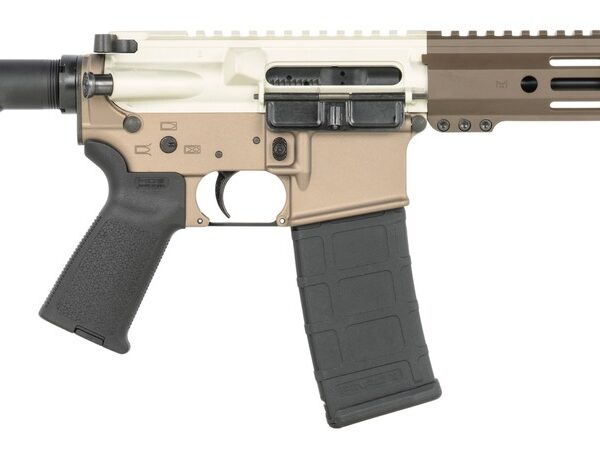 Shark Coast Tactical SCC07299SIESTA-P Siesta  5.56 NATO 30+1 10.50″ Black Nitride Threaded Barrel, Aluminum Receiver w/Picatinny Rail, M-LOK Handguard, Polymer SB Tactical SBA3 Brace, Polymer Grip