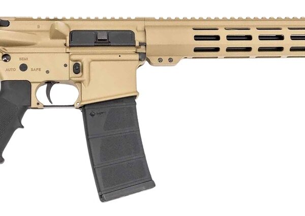 Andro Corp Industries 55616BBFDE ACI-15 Bravo 5.56 NATO 30+1 16″ Black Nitride Threaded Barrel, Flat Dark Earth Aluminum Receiver w/Picatinny Rail, M-LOK Handguard, M4 Black Polymer Stock, A2 Grip, Am
