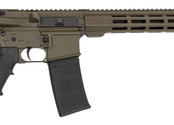 Andro Corp Industries 55616BBODG ACI-15 Bravo 5.56 NATO 30+1 16″ Black Nitride Threaded Barrel, OD Green Aluminum Receiver w/Picatinny Rail, M-LOK Handguard, M4 Black Polymer Stock, Black A2 Grip