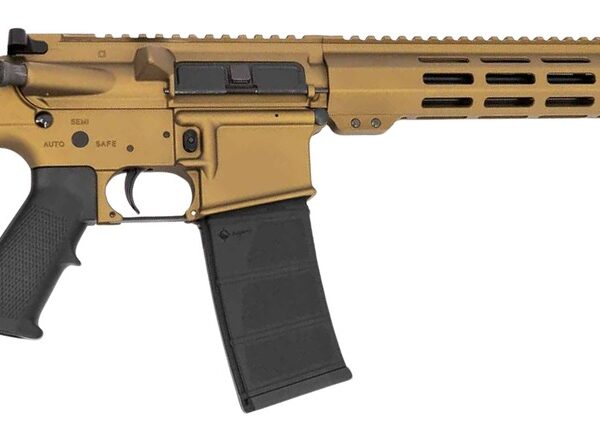 Andro Corp Industries 55616BBBB ACI-15 Bravo 5.56 NATO 30+1 16″ Black Nitride Threaded Barrel, Burnt Bronze Aluminum Receiver w/Picatinny Rail, M-LOK Handguard, M4 Black Polymer Stock, Black Polymer G