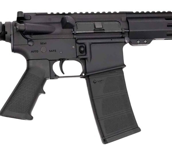 Andro Corp Industries 30010HB ACI-15 Halo 300 Blackout 30+1 10″ Black Nitride Threaded Barrel, Black Anodized Aluminum Receiver w/Picatinny Rail, M-LOK Handguard, Black Polymer SBA3 Pistol Brace, A2 G