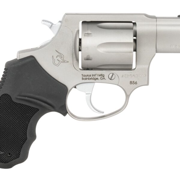Taurus 2-85629-CK2 856  Small 38 Special +P 6 Shot 2″ Matte Stainless Steel Barrel, Cylinder & Frame, Transfer Bar Safety, Exposed Hammer