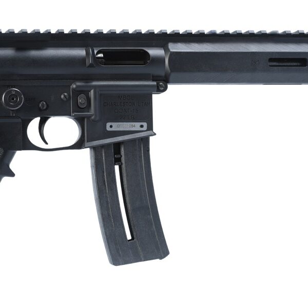 Mountain Bill Gun Lab MBGL-GOAT15-ATOM-1 Goat-15 Atom 22 LR 1 Shot 7.80″ Black Oxide Threaded Barrel, Black Polymer Receiver w/Picatinny Rail, M-LOK Handguard, Black Polymer Grip
