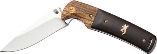 BROWNING KNIFE BUCKMARK – FOLDING HUNTER 3″ BLADE WOOD