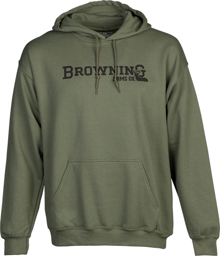 BROWNING HOODIE BRANDED BUCK – MARK GREEN LARGE