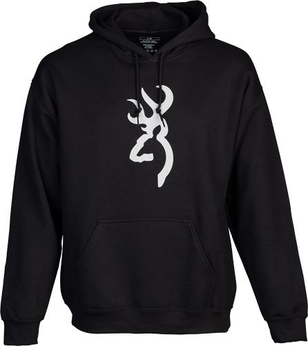 BROWNING HOODIE BRANDED BUCK - MARK BLACK XXLARGE - Image 2