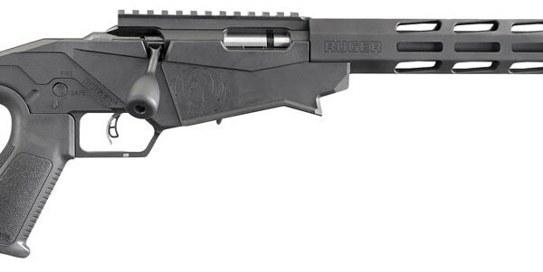 Ruger 8401 Precision Rimfire  Full Size 22 LR 10+1 18″ Black Threaded Barrel, Black Hard Coat Anodized Aluminum Receiver w/ Picatinny Rail, 15″ M-LOK Handguards, Black Synthetic Adj Quick-Fit Precisio