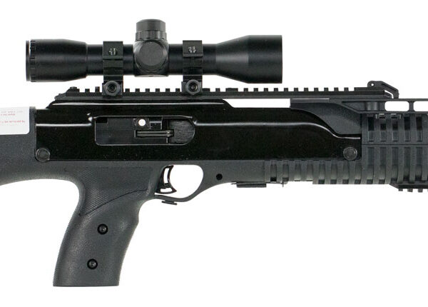 Hi-Point 4595TS4X32 4595TS Carbine 45 ACP Caliber with 17.50″ Barrel, 9+1 Capacity, Black Metal Finish, Black All Weather Molded Stock & Black Polymer Grip Right Hand