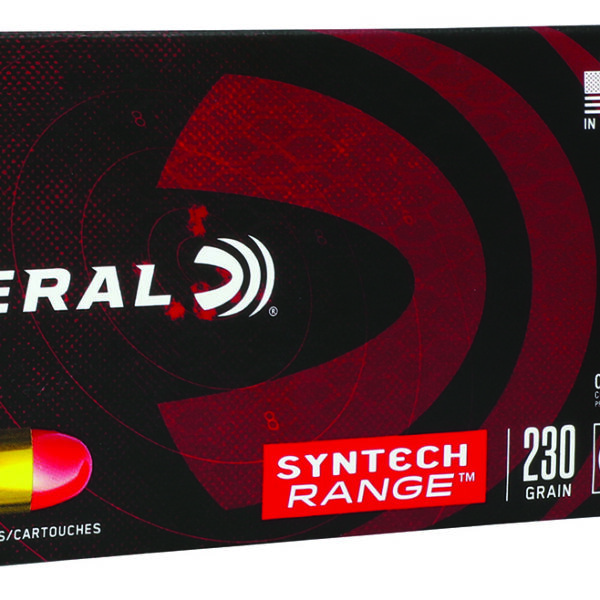 Federal AE45SJ1 American Eagle Syntech Range 45ACP 230gr Total Syntech Jacket Round Nose 50 Per Box/10 Case