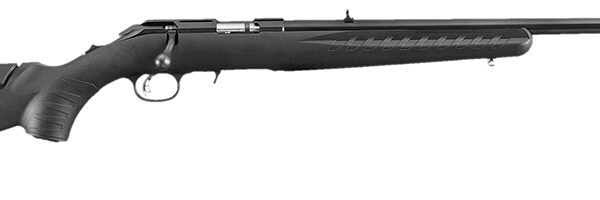 Ruger 8321 American Rimfire Full Size 22 WMR 9+1 22″ Satin Blued Steel Barrel & Alloy Steel Receiver w/Integral Scope Mount, Black Fixed Synthetic Stoc Right Hand