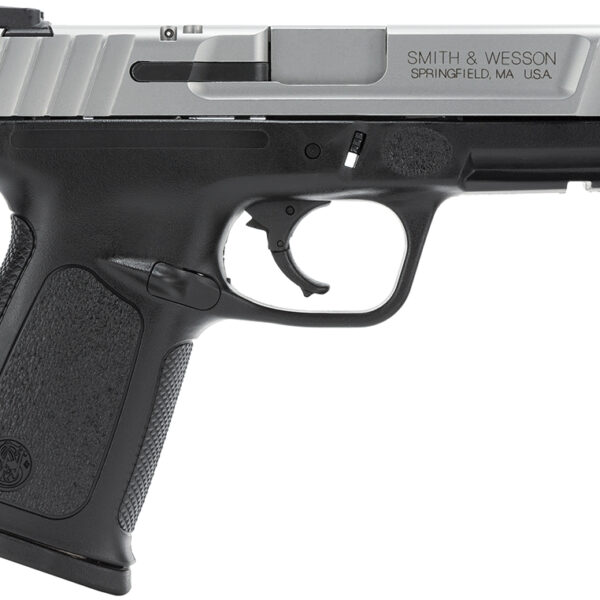 Smith & Wesson 123403 SD40 VE *CA Compliant Compact Frame 40 S&W 10+1, 4″ Stainless Steel Barrel, Satin Serrated Stainless Steel Slide, Black Polymer Frame w/Picatinny Rail