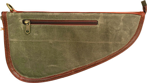 PALMETTO PISTOL CASE LARGE – WOODLAND-WAXED CANVAS/BUFFALO
