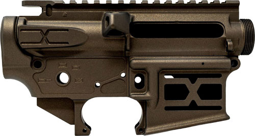 FAXON AR-15 X-TRA LITE – RECEIVER SET BRONZE STRIPPED