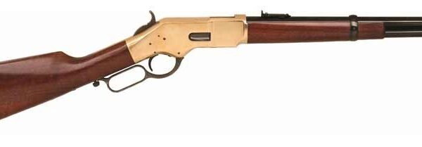 CIMARRON 1866 YELLOWBOY 38SPL – 16″ BRASS/BLUED WALNUT