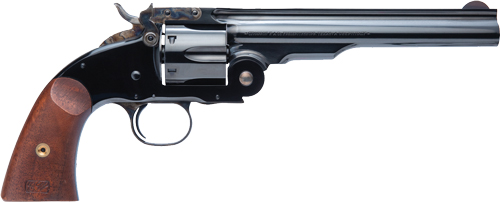 CIMARRON NO.3 SCHOFIELD 38SPL – 7″ FS BLUED WALNUT