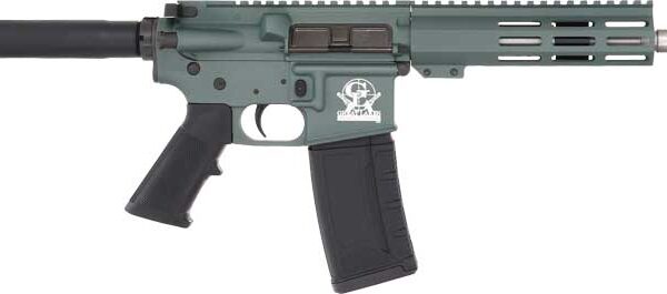 GLFA AR15 PISTOL 223 WYLDE – 7.5″ SS. BBL. CHARCOAL GREEN