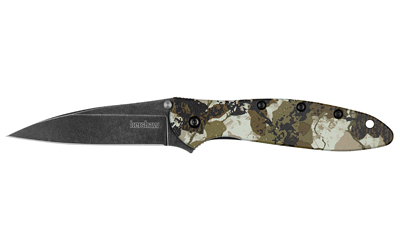 KERSHAW LEEK 3″ KINGS CAMO BLKWASH
