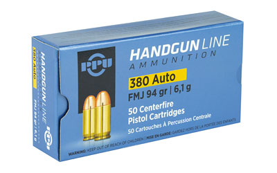 PPU 380ACP FMJ 94GR 50/1000 - Image 2