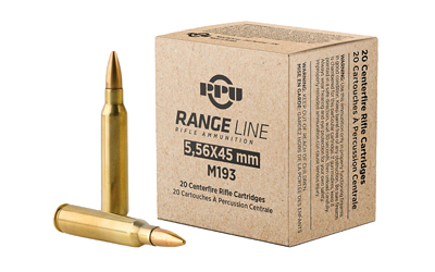 PPU RANGE 5.56 55GR FMJBT 20/1000