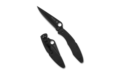 SPYDERCO POLICE SS 4.2″ BLK/BLK