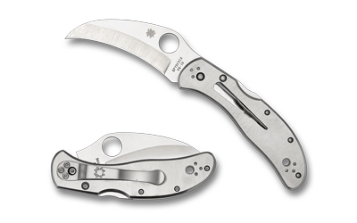 SPYDERCO HARPY CLIPIT SS 2.75″ SILV