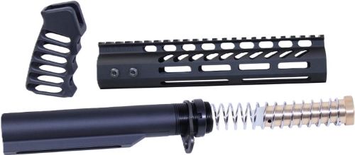 GUNTEC AR15 9″ PISTOL BRACE – BUILD KIT & BUFFER TUBE BLACK