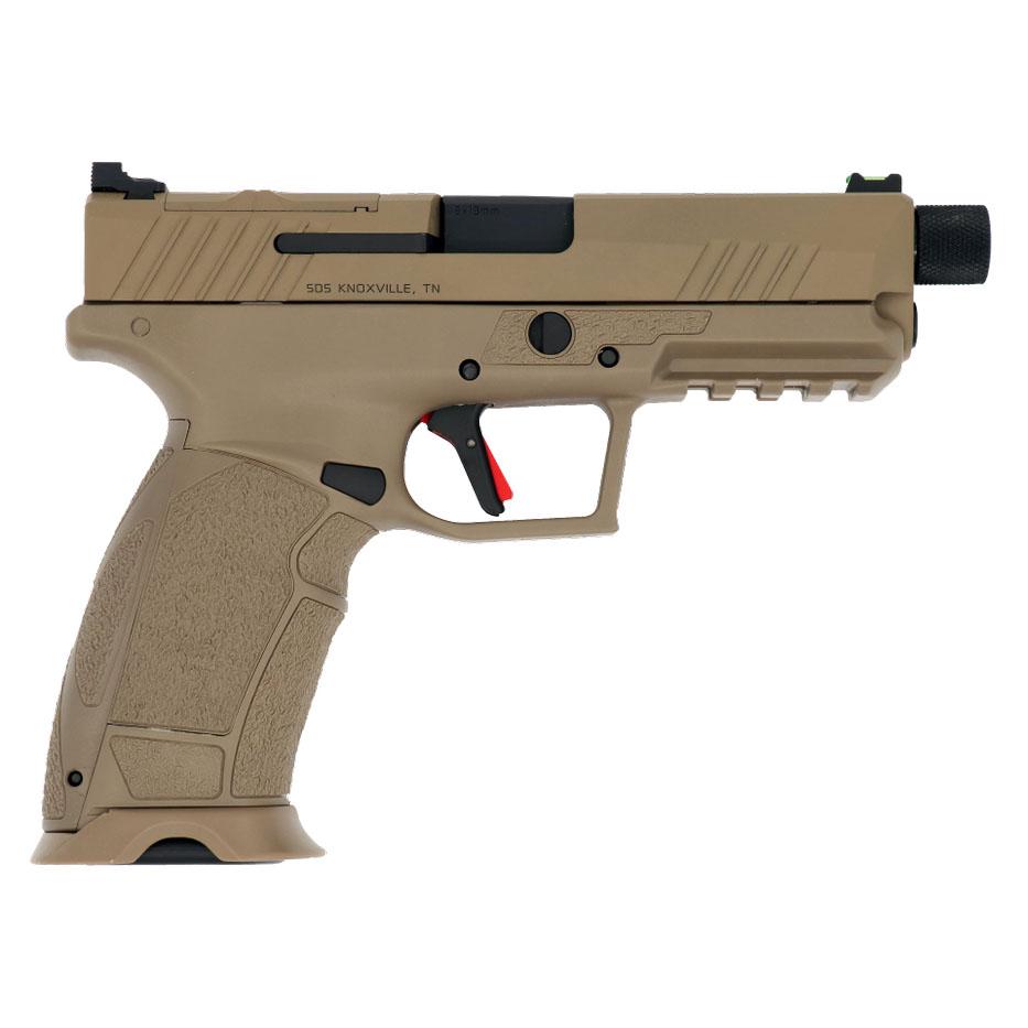 Tisas PX-9 Gen 3 Duty-TH FDE Semi Auto Pistol 9mm Handgun 18rd & 20rd Magazines (2) 4.69" Barrel FDE
