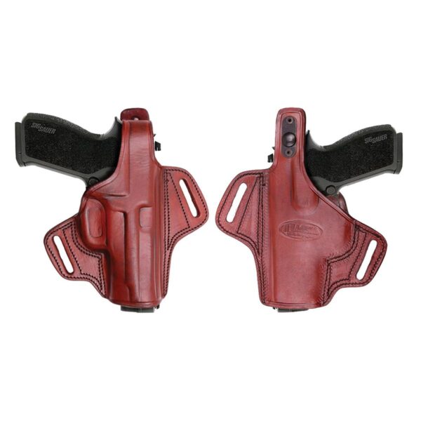 Tagua Gunleather Thumb Break Belt Holster for Colt Gov’t 1911 Brown Right Hand
