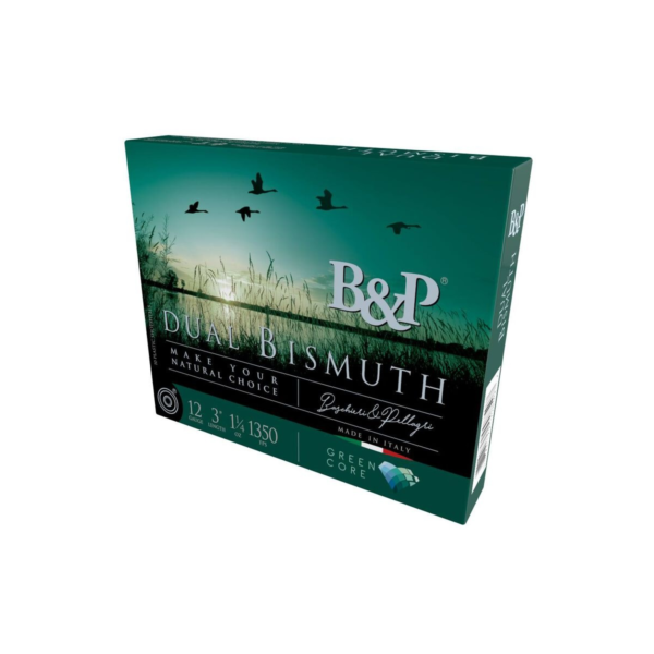 B&P Dual Bismuth Shotshells 12ga 3” 1-1/4oz 1350 fps #3 & #4 10/ct