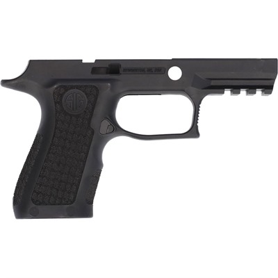 LXG GRIP MODULE LASER ENGRAVED P320-COMPACT 9/40/357 BLACK