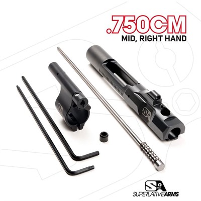 AR-15 ADJ PISTON SYSTEM W/CLAMPON .750” GAS BLOCK MID RH