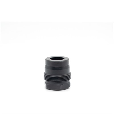 MINI MUZZLE BRAKE 0.456 1/2-28 THREAD SQUARE SHOULDER BLACK