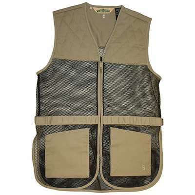 FULL MESH DUAL PAD SHOOTING VEST KHAKI 3XL