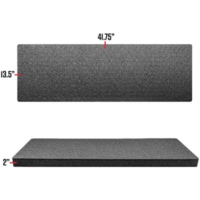 RAGAR CROSSLINK FOAM INSERT 41.75”X13.5” FOR HARD RIFLE CASE