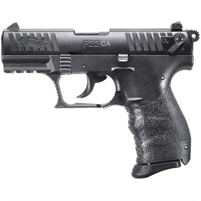 P22 22 LONG RIFLE 3.4” BBL (1)10RD MAG BLACK CA COMPLIANT