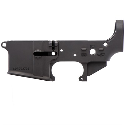 STRIPPED LOWER RECEIVER II NO LOGO FOR AR-15 BLACK